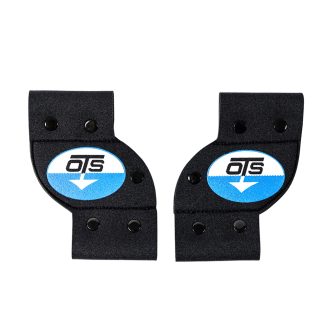 Earphone Holder. Blue Logo, Right
