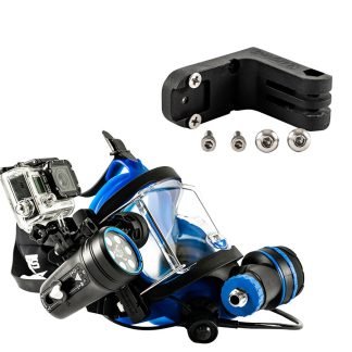 GoPro / Light Combination Mount For Accessory Rail System