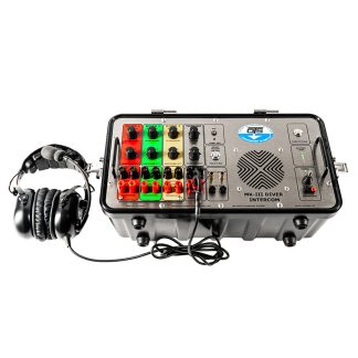 Mk-iii 3 Diver Air Intercom.  Banana Plug Umbilical Subpanel (2/4 Wire Capable).