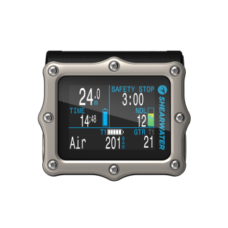 Shearwater - Perdix 2 Silver Titanium Bezel