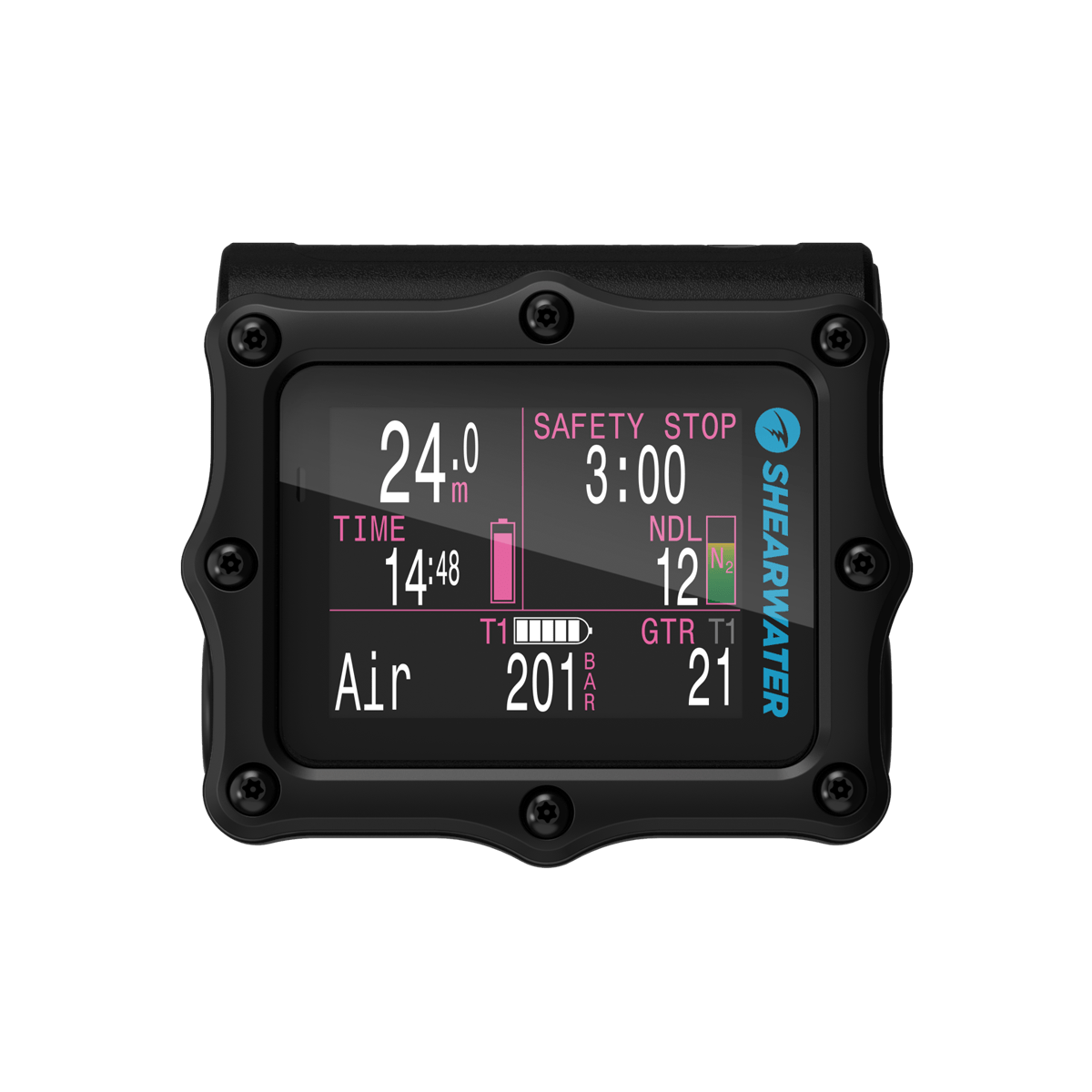 Shearwater - Perdix 2 Black Titanium Bezel