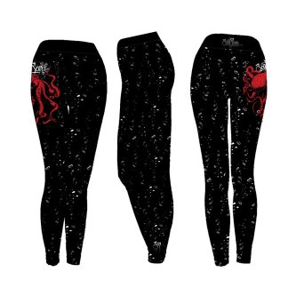 Sea Fear - Red Octo Performance Leggings