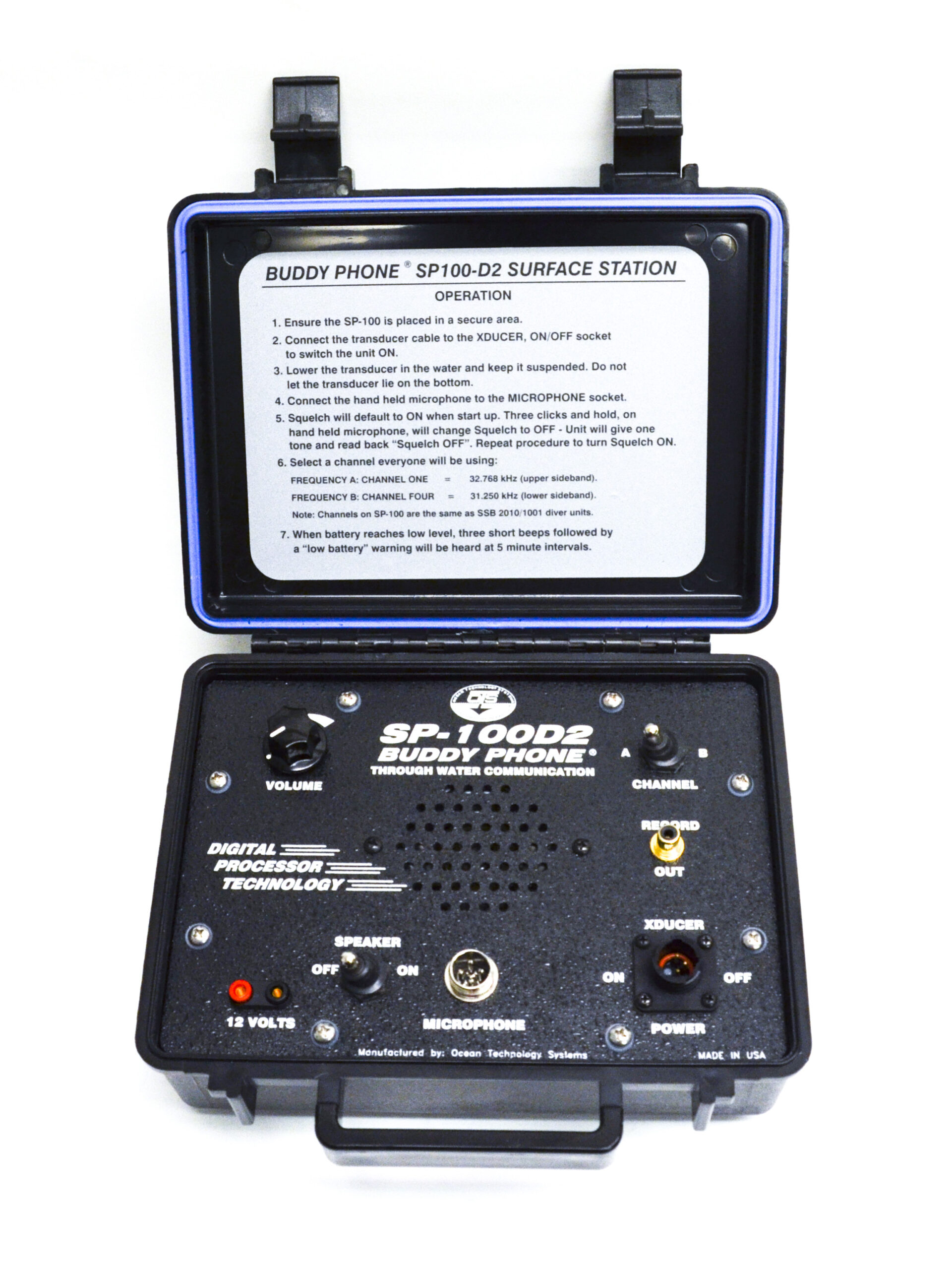 SP-100D2 Buddy Phone 2 Channel Surface Station (1/2 Watt Output Power) - Image 2