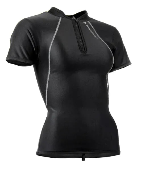Sharkskin - Women’s Chillproof Short Sleeve Chest Zip