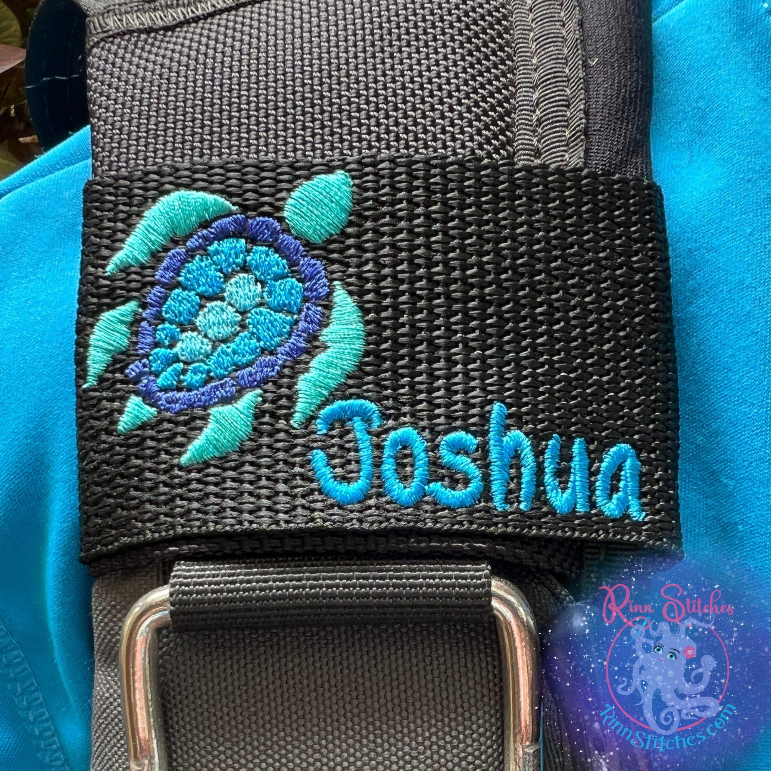 Sea Turtle Design Personalized BCD Tag - Image 2