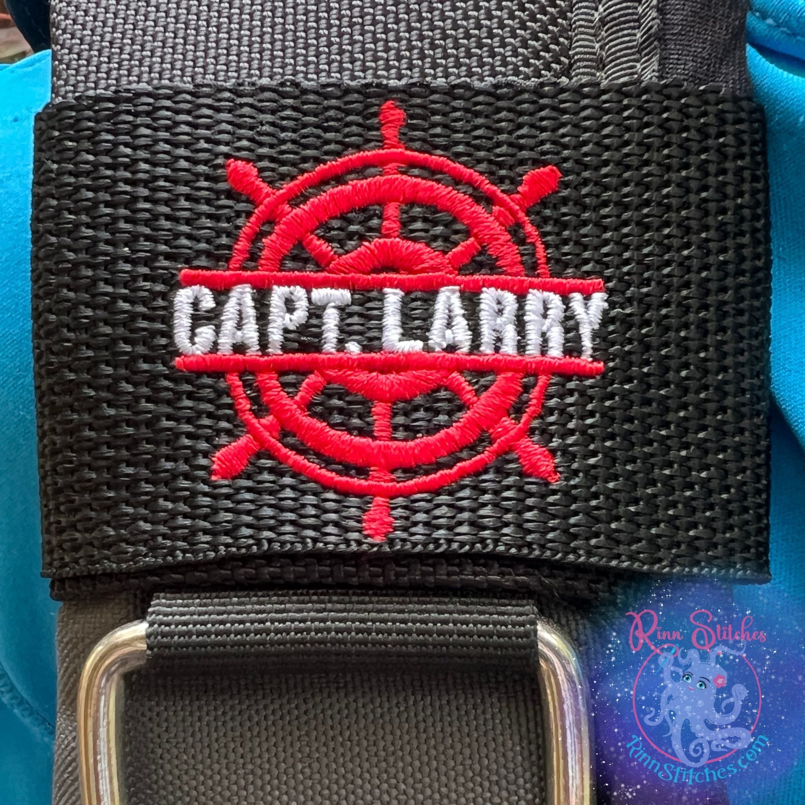 Ship Wheel Personalized BCD Tag - Image 2
