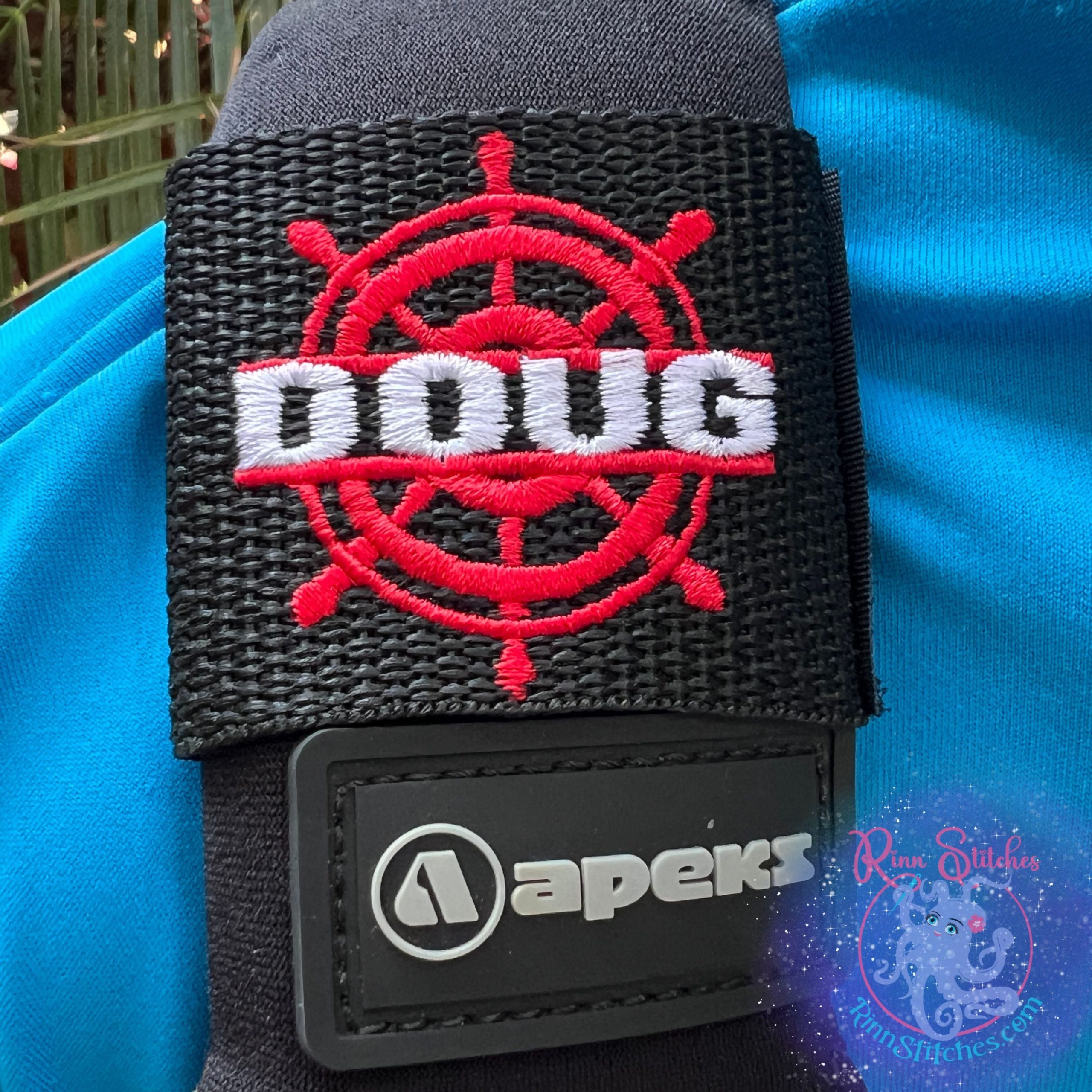 Ship Wheel Personalized BCD Tag
