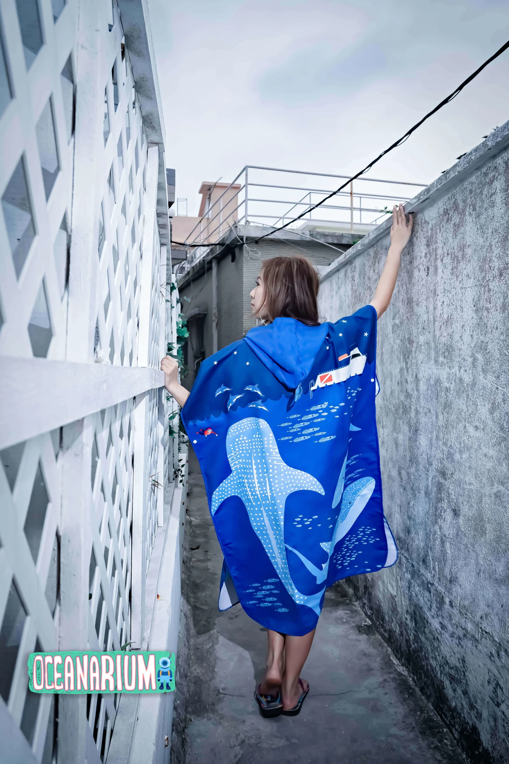 Whaleshark Whale Cloak Towel - Image 3