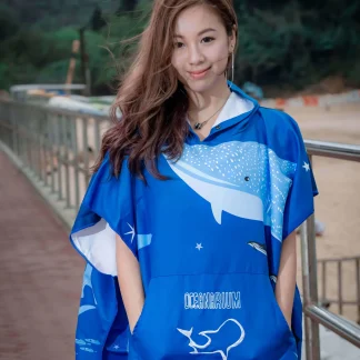 Whaleshark Whale Cloak Towel
