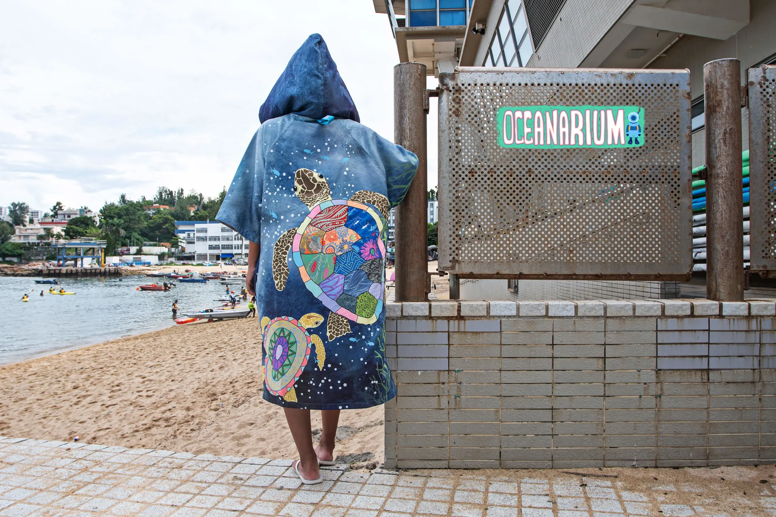 Sea Turtles Cloak Towel - Image 4