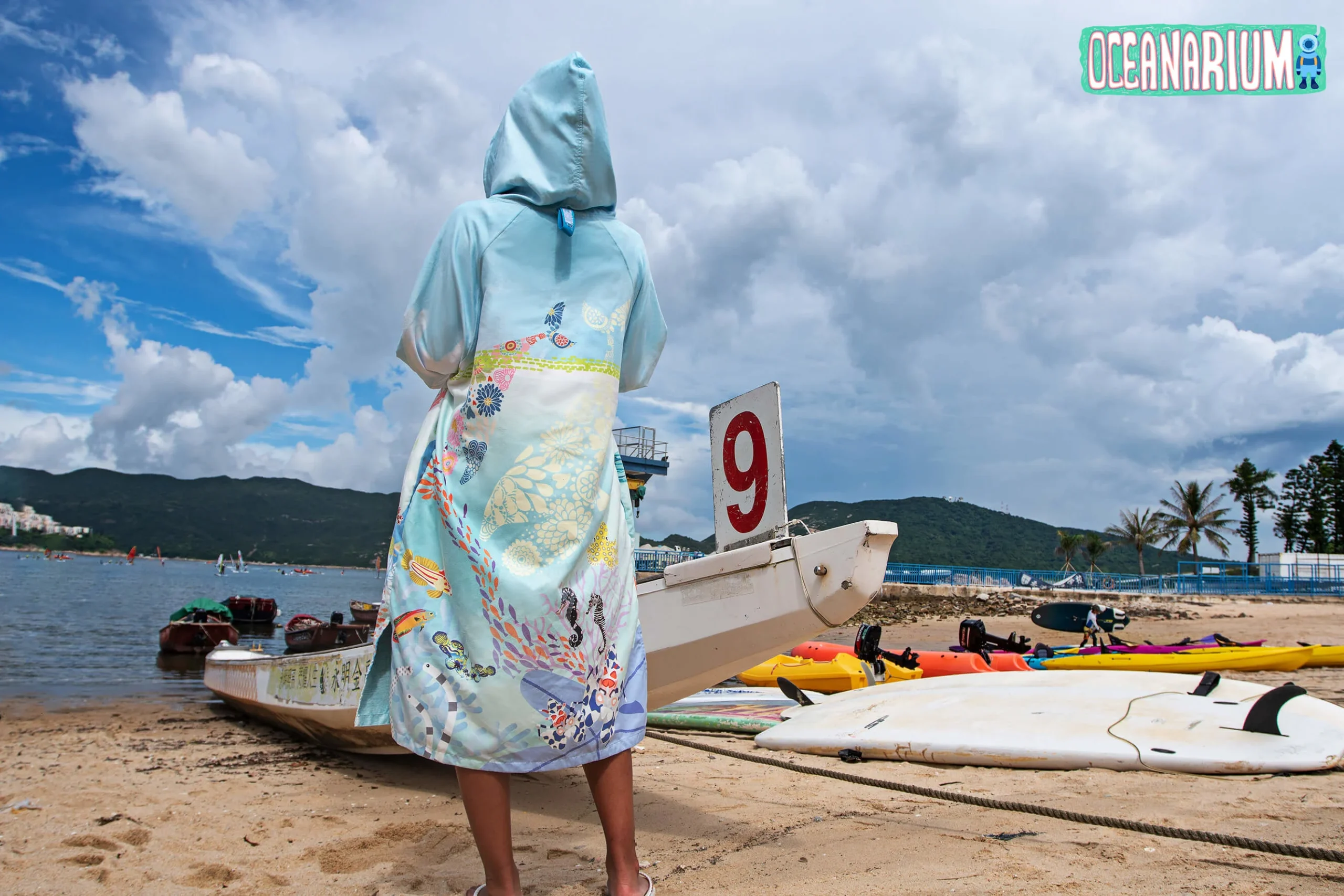 Napolean Wrasse Cloak Towel - Image 4