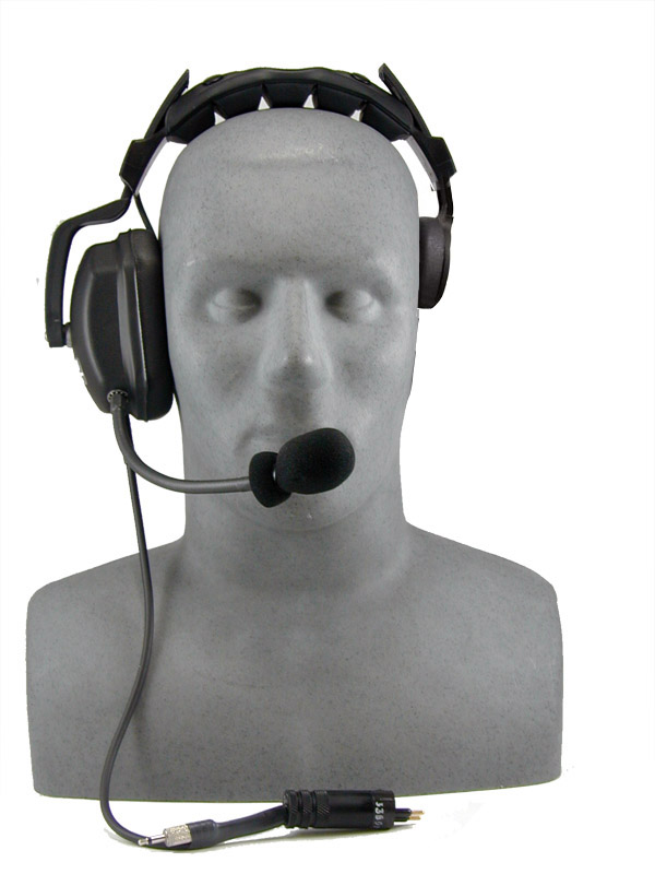 THB-13-1 Single Ear Headset w/ Boom Mic