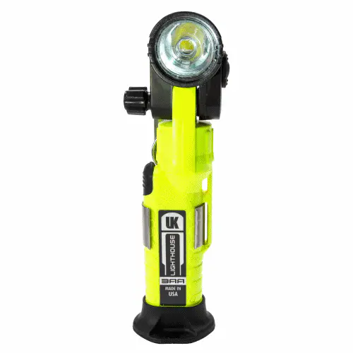 UK 3AA Lighthouse Single/Dual Beam w/Magnetic Base - Intrinsically Safe Right Angle LED Work Light - Image 3