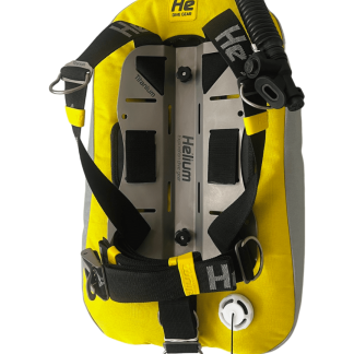 Helium Dive - Complete Custom Single Tank System - Yellow