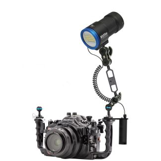 Big Blue - 20,000-Lumen Remote Control Video Light w/ Built-in Blue & Red LED