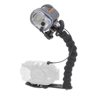 SEA&SEA - YS-03 Solis Universal Lighting System Includes:  Ys-03 Solis Strobe, Compact Flex Arm/Comact Digital Tray and Fiber Optic Cable II/M