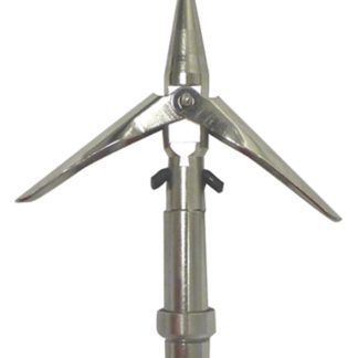 Trident - 6mm Double Wing Rocktip Spearfishing Tip with Keeper