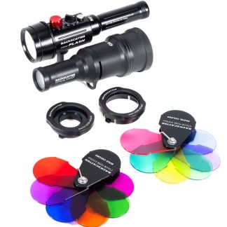 Backscatter - Mini Flash 3 Underwater Strobe, OS-1 Snoot & Color Filter Package