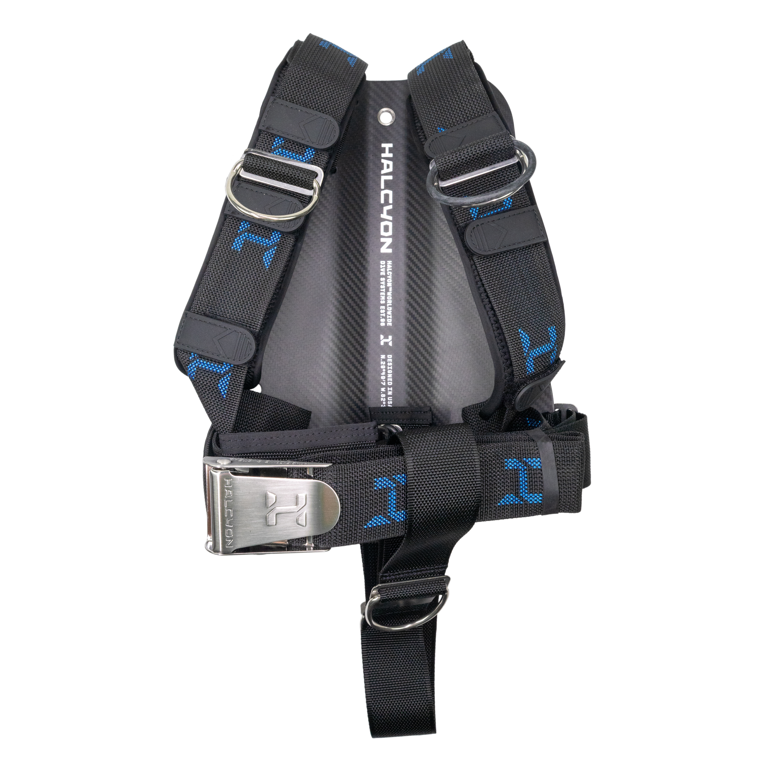 Halcyon – Carbon Fiber Backplate With Cinch And Harness