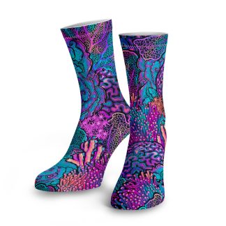 Coral Kaleidoscope Dive Socks