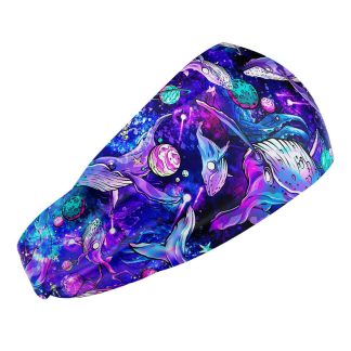 Cosmic Whale Scuba Headband