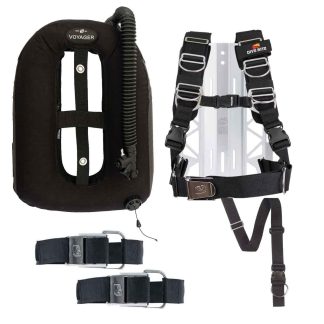 Dive Rite - Black Voyager Transplate Package