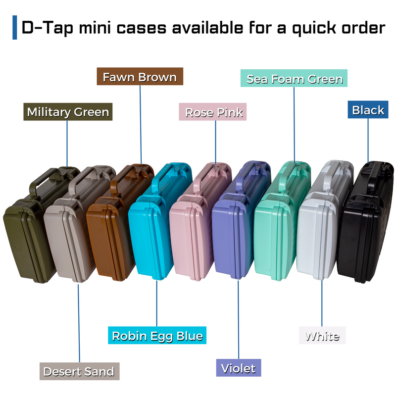 D-Tap Mini Single Pistol Hard Case (9.1 x 6.4 x 3.0 in) - Image 10