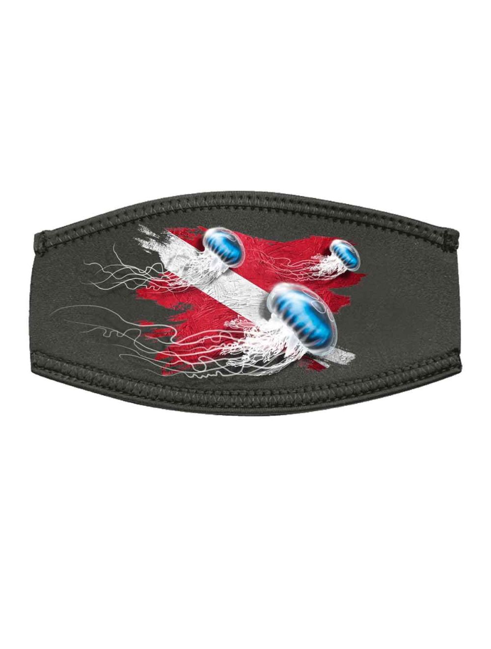 HOG - Edge EZ Mask Strap With Dive Flag - Image 3