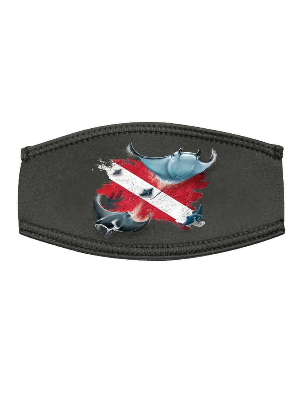HOG - Edge EZ Mask Strap With Dive Flag - Image 4