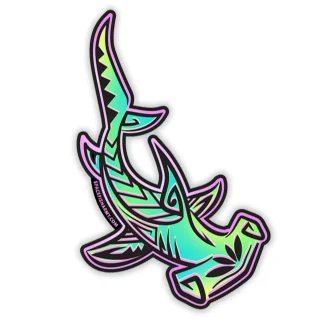 Hammerhead Shark Sticker
