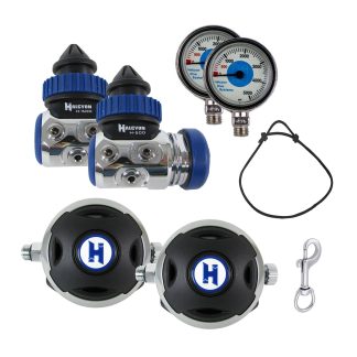 Halcyon - H-50D Sidemount Regulator Package- BAR