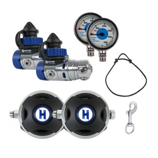 Halcyon - H-75P Sidemount Regulator Package- BAR