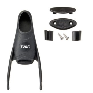Freediving Fin Pocket, S Black