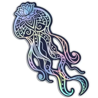 Zen Jellyfish Sticker