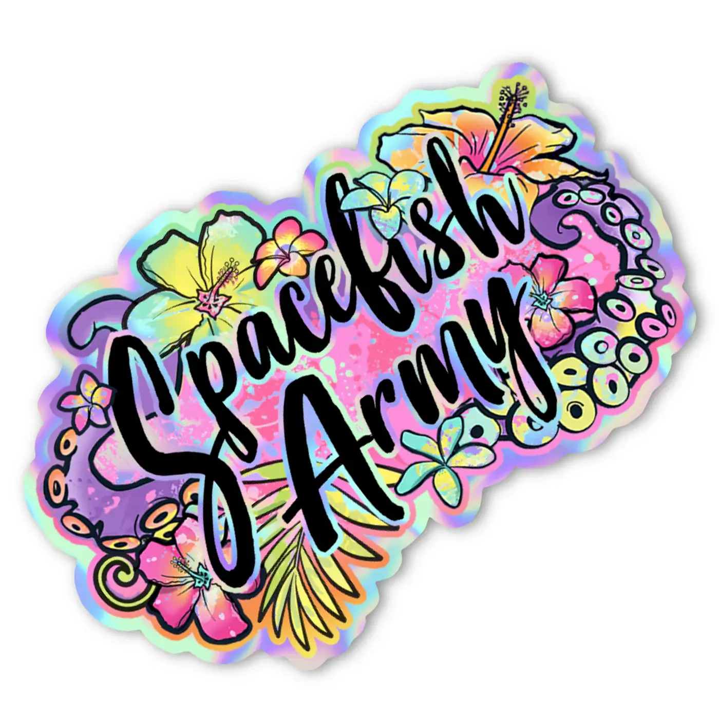 Octofloral Sticker