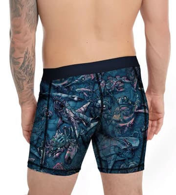 MENS Clockwork Ocean Scuba Jammer Swim Shorts - Image 2