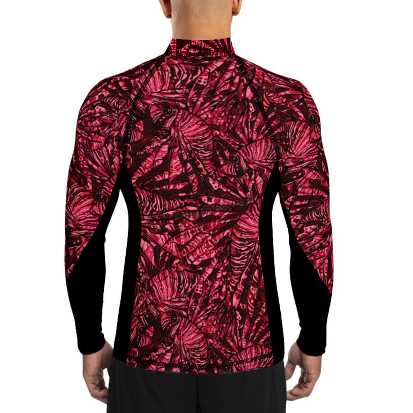 MENS Lionfish Invasion High Neck Rash Guard - Image 2