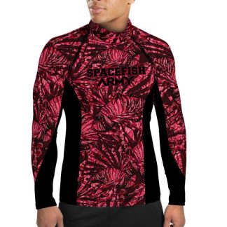 MENS Lionfish Invasion High Neck Rash Guard