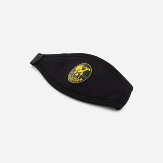 Mask Strap Neoprene Black, Velcro
