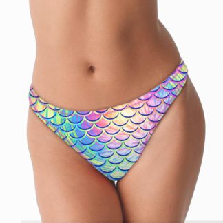 Psychedelic Mermaid Cheeky Bikini Bottoms