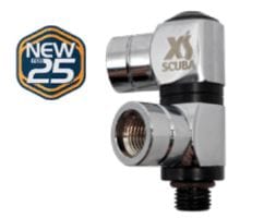 XS Scuba - Low Pressure Dual-Port Swivel Adapter