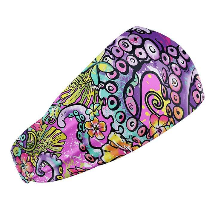 Octofloral Splatterparty Scuba Headband