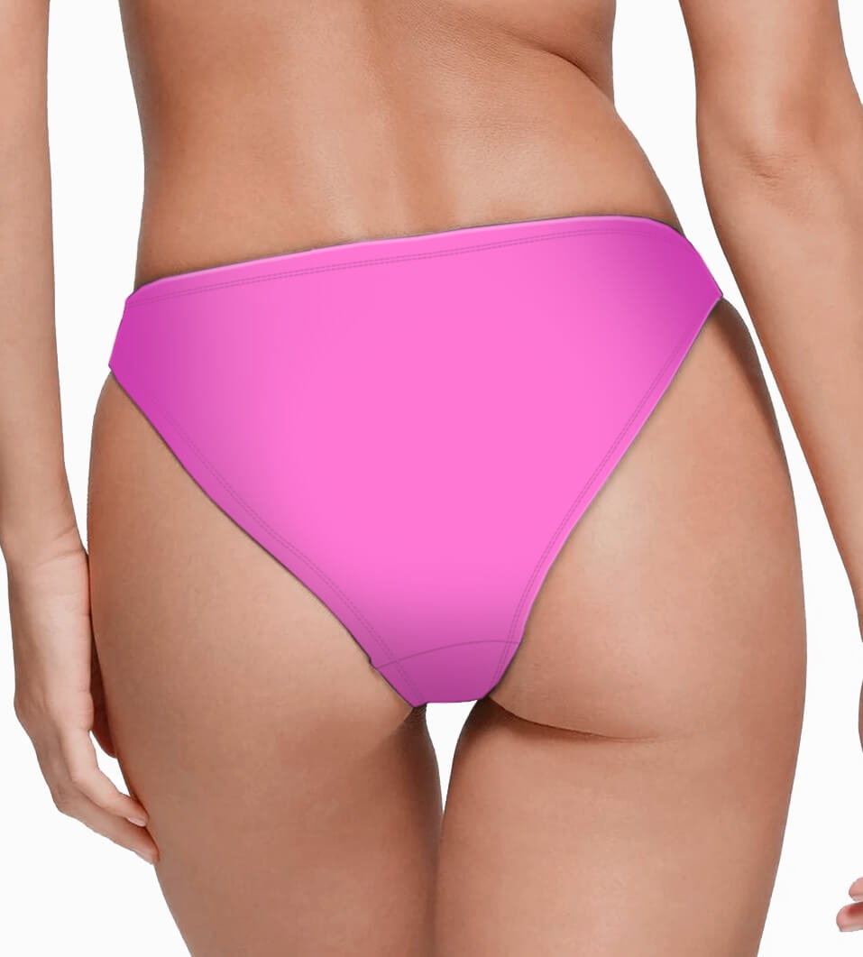 Sunset Pink Cheeky Bikini Bottoms - Image 3