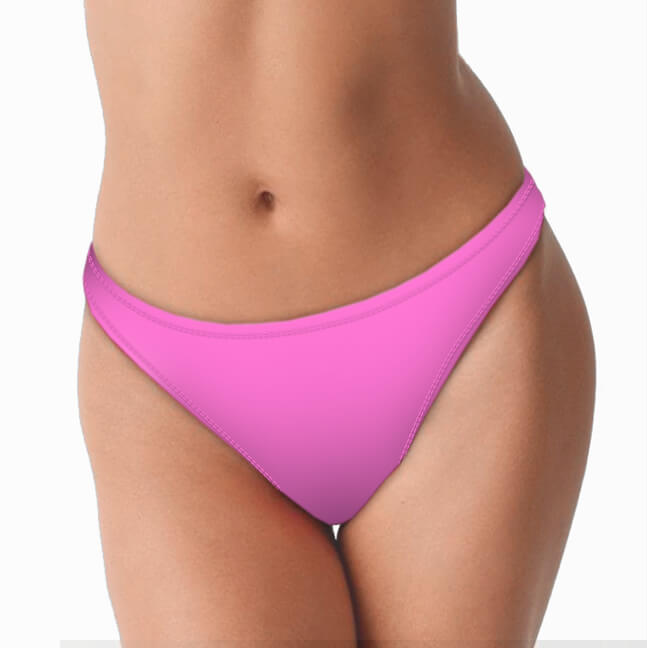 Sunset Pink Cheeky Bikini Bottoms