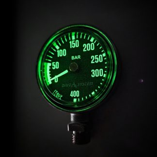 Pressure Gauge 400 Bar + Swivel