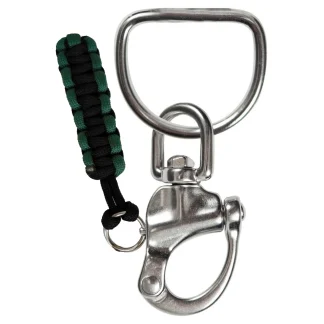 3.5" SS Snap Shackle D-ring