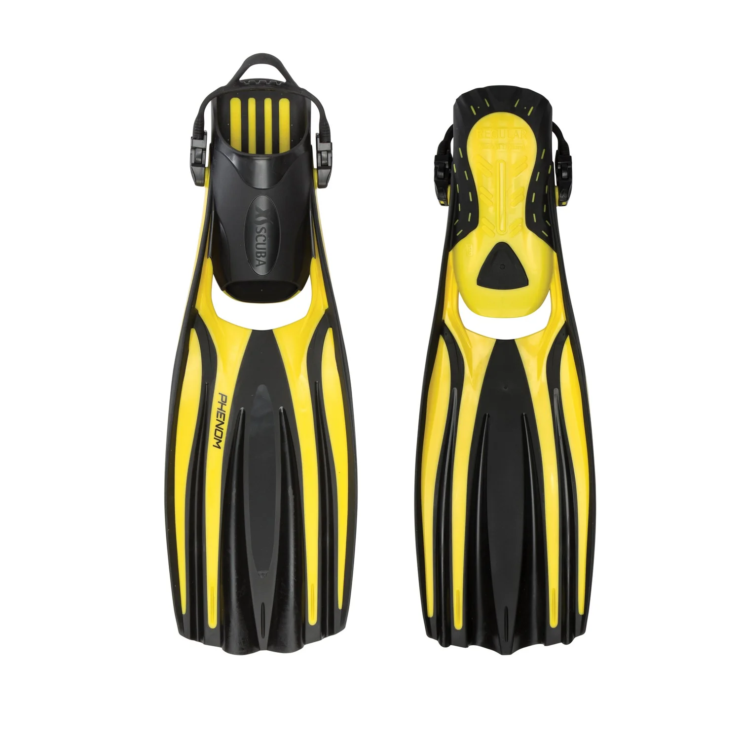 Phenom Fins, SMALL, Yellow