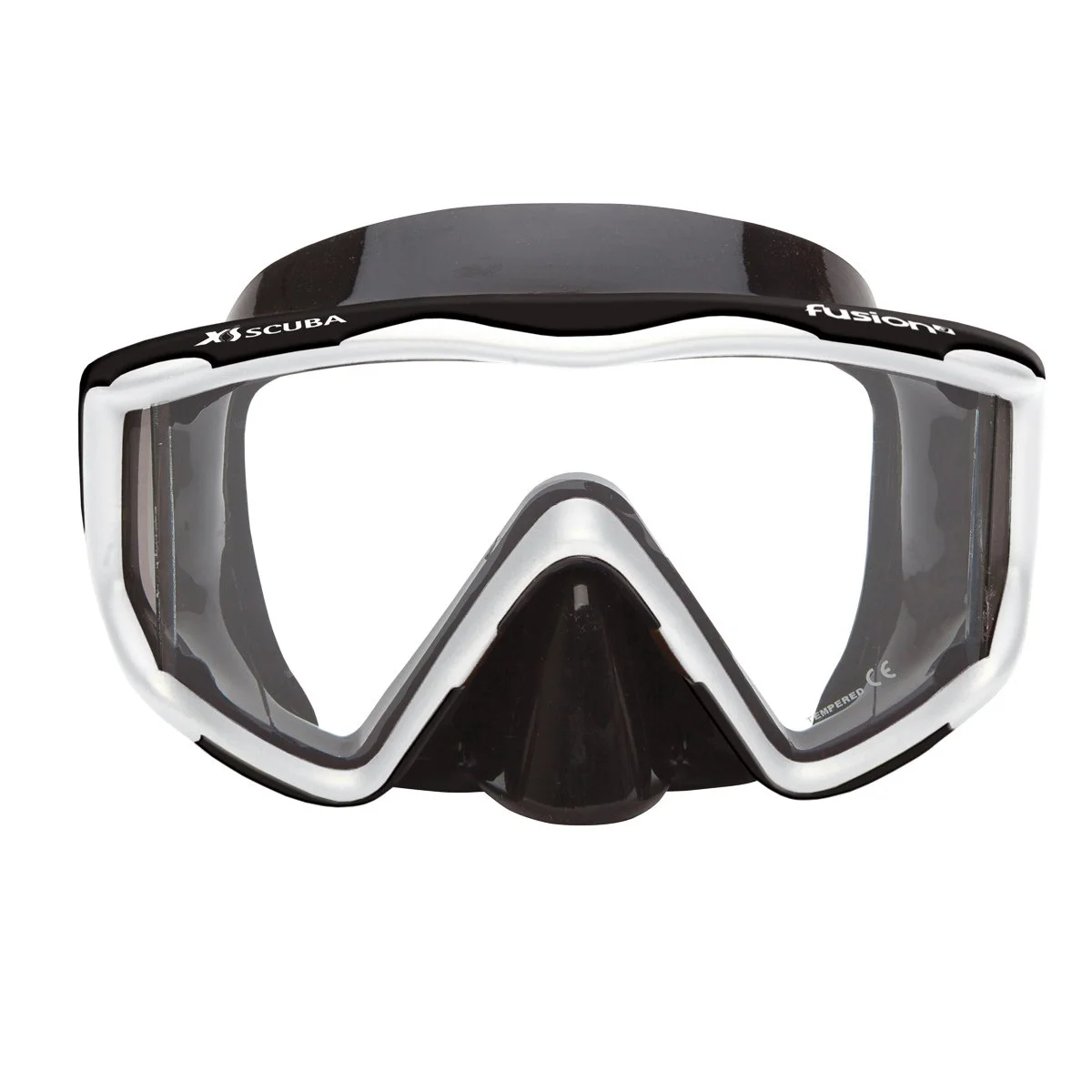 Mask - Fusion 3 BlkSil/White