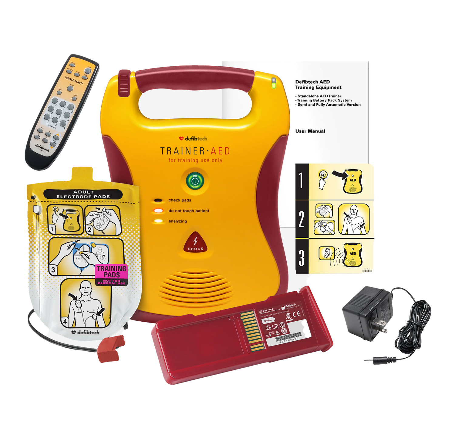 Defibtech Lifeline Training AED Kit