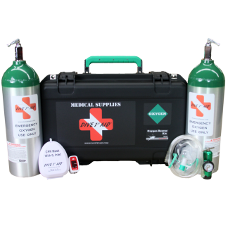 Oxygen Rescue Kit (Double Jumbo D) ‐ Hard Case